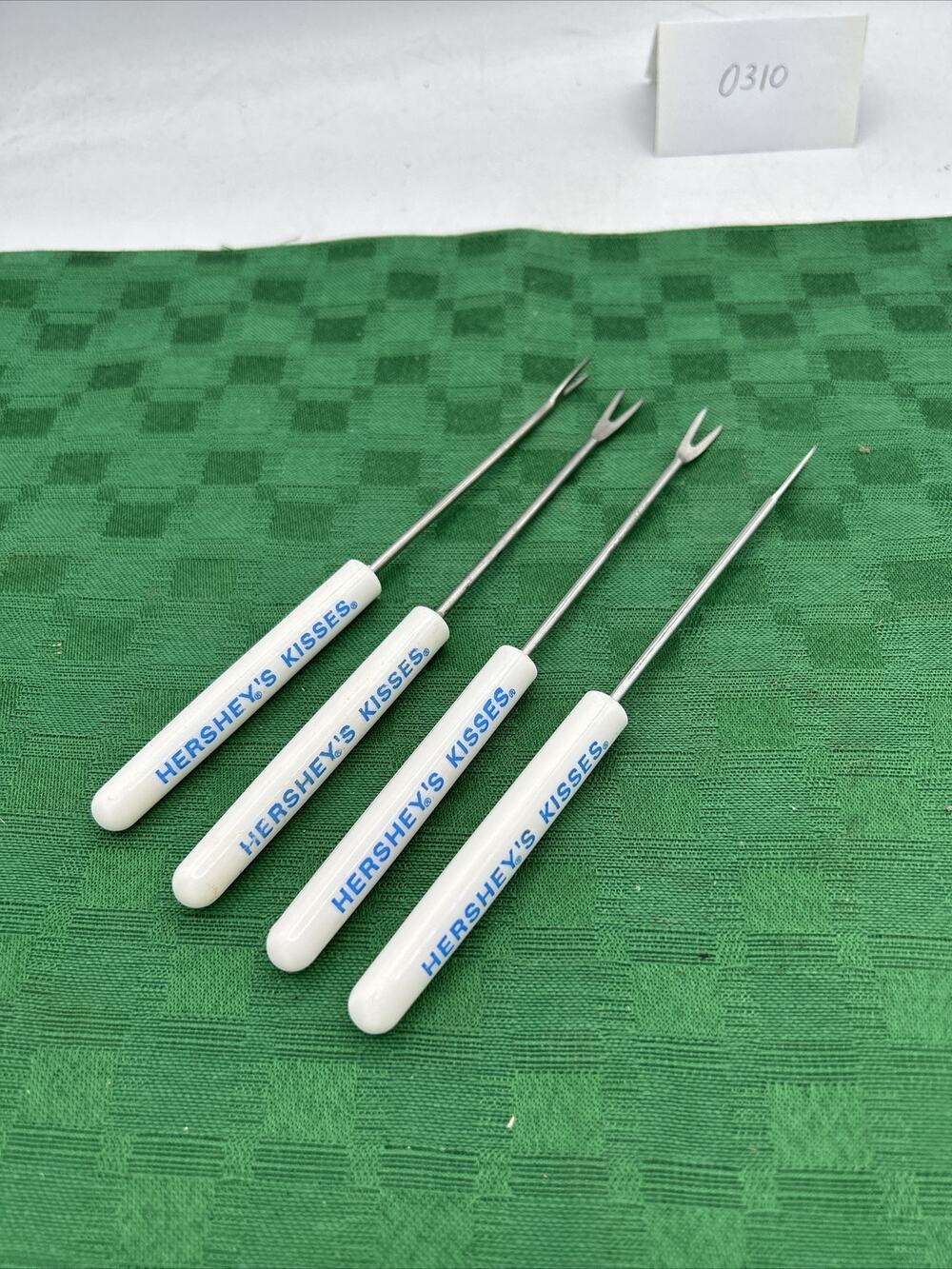 Vintage Smores Marshmallow Roasting Skewers / Fondue Hershey's Kisses Set of 4